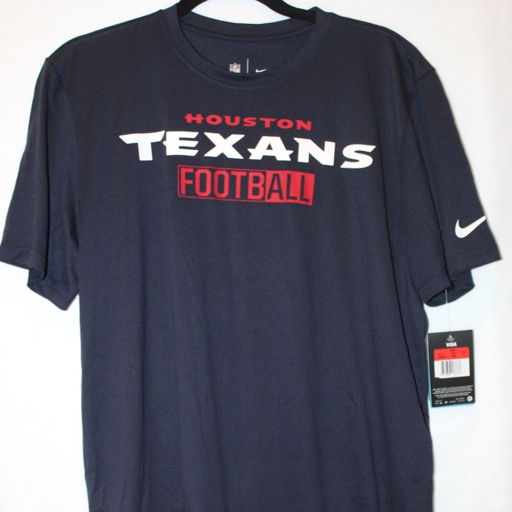 NWT Men's DriFit Nike Houston Texans Shirt